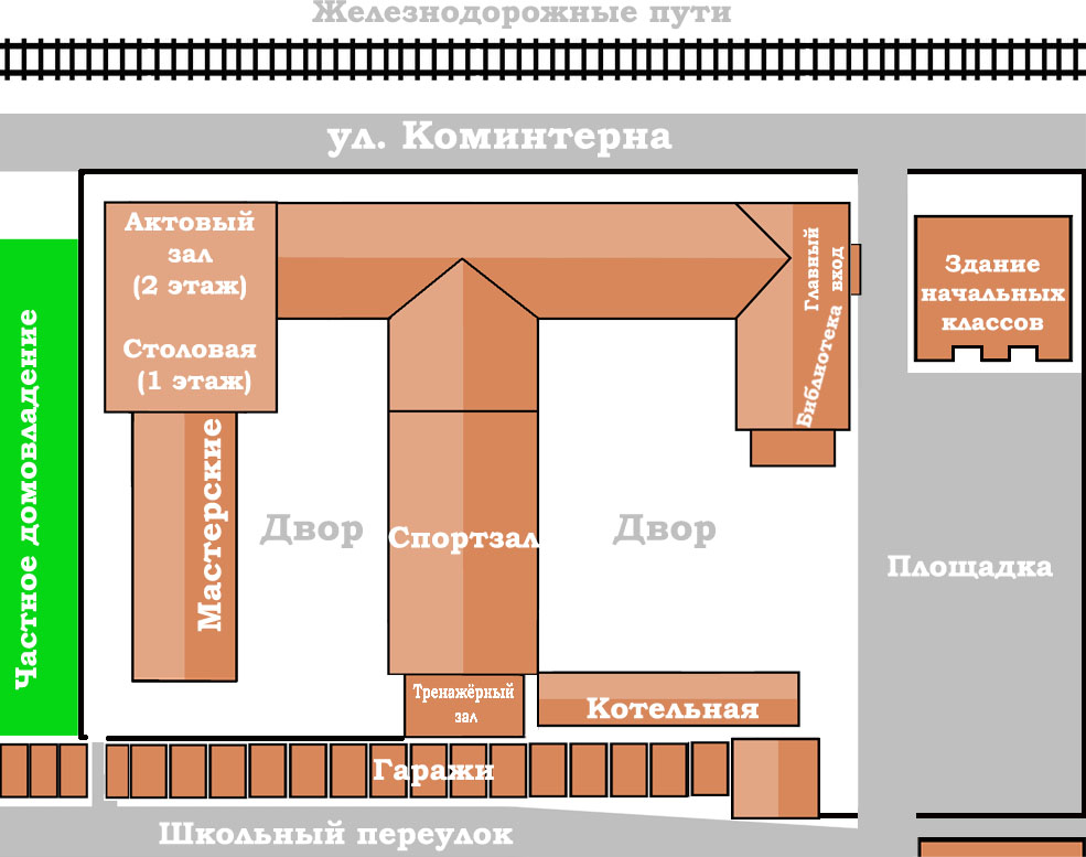 Карта города беслан