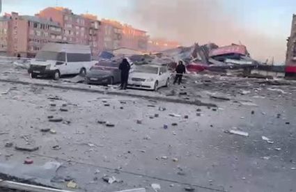 Во Владикавказе в супермаркете прогремел мощный взрыв