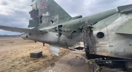 Российский пилот посадил штурмовик Су-25 после прямого попадания в двигатель из ПЗРК